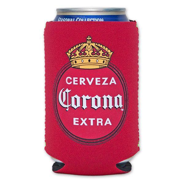 Vintage Corona Logo - Corona Cerveza Vintage Red Logo Can Suit Cooler | WearYourBeer.com