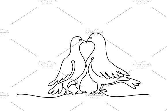 Two Swans Logo - Two swans logo ~ Illustrations ~ Creative Market