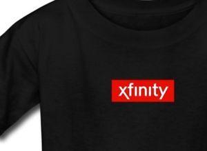 Xfinity Logo - Fake Supreme xfinity logo shirt White or black | eBay