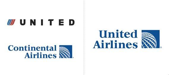 United New Logo - The New United-Continental Logo: Flying a Little Too Close Together