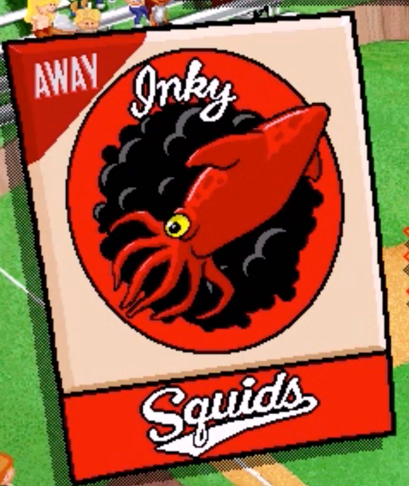 Squid Sports Logo - Inky Squids