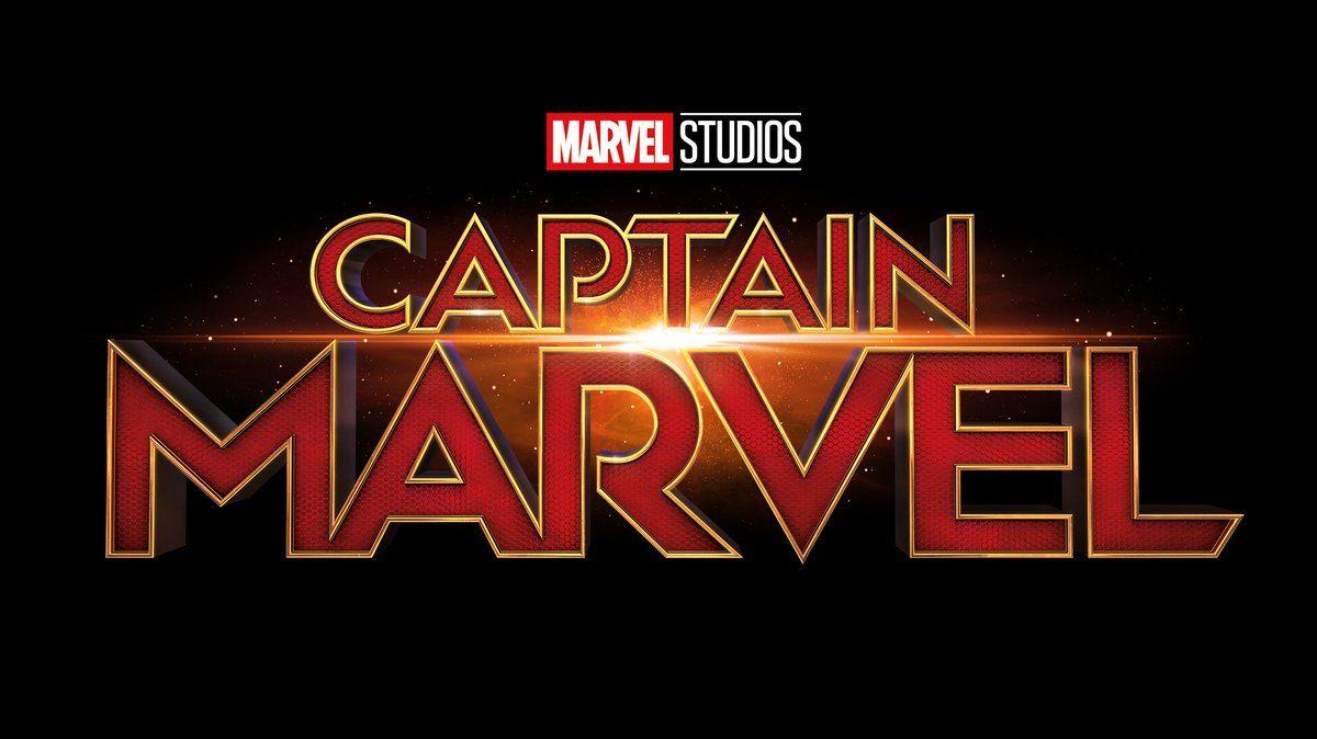 Captain Marvel Movie Logo - CAPTAIN MARVEL Updated Logo Released; Brie Larson Denies Seven Movie ...
