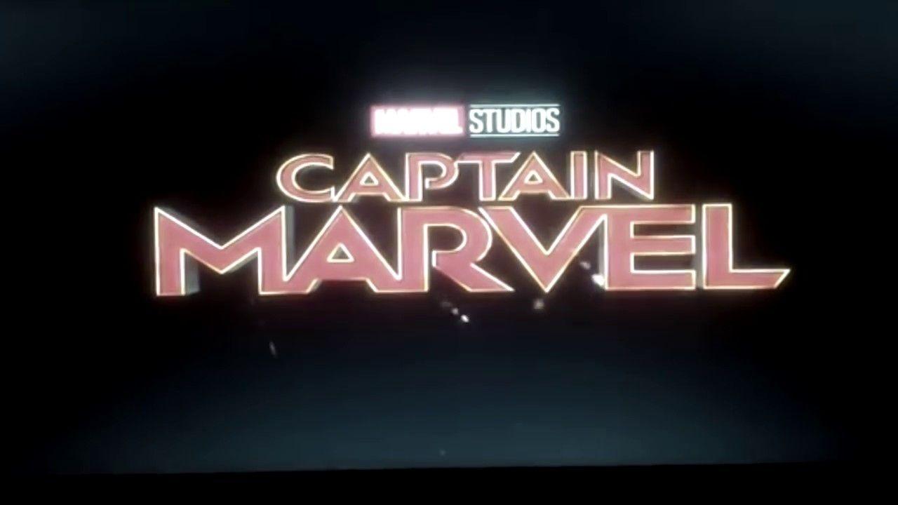 Captain Marvel Movie Logo - Captain Marvel -(2019)- NEW Teaser Trailer CGI Test Comic-Con ...