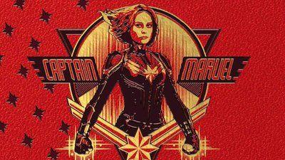Captain Marvel Movie Logo - Captain Marvel: First Official Movie Merch Reveals Logo - IGN