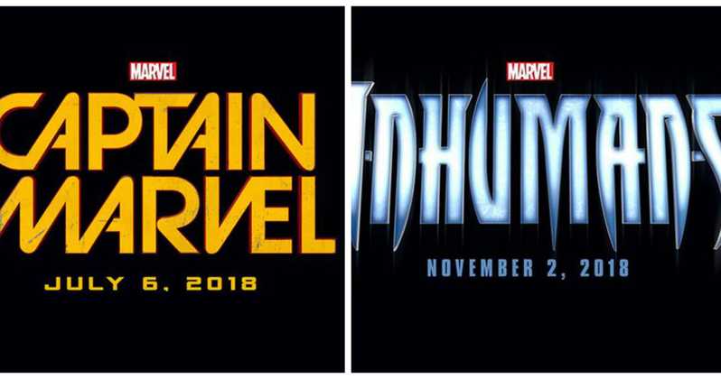 Captain Marvel Movie Logo - Inhumans and Captain Marvel Movies Are Coming in 2018