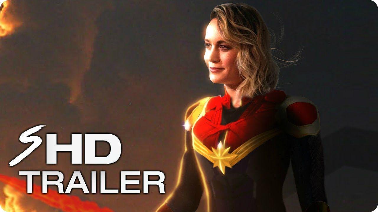 Captain Marvel Movie Logo - CAPTAIN MARVEL (2019) First Look Trailer Concept - Brie Larson ...