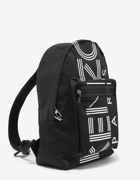 Kenzo Black Logo - Kenzo Black Logo Large Backpack