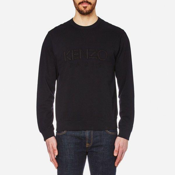 Kenzo Black Logo - KENZO Men's Text Logo Sweatshirt UK Delivery over £50