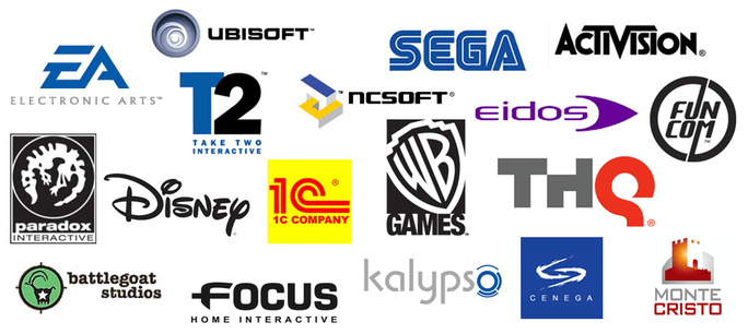 Game Company Logo - THIS ARTICLE OFFERS A BRIEF HISTORY OF GAME COMPANY LOGOS
