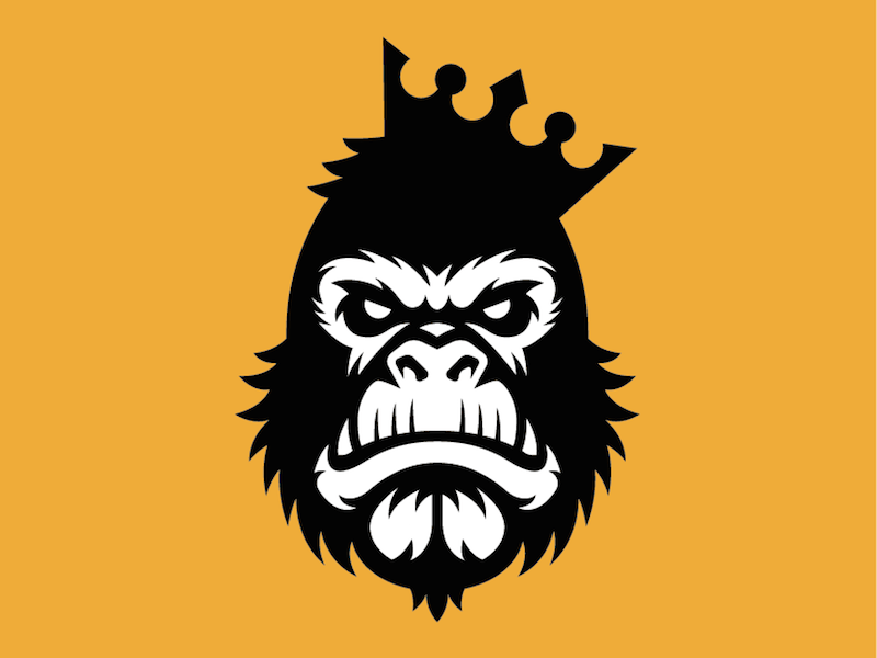 Ape Sports Logo - King Ape by Zach Hannibal | Dribbble | Dribbble