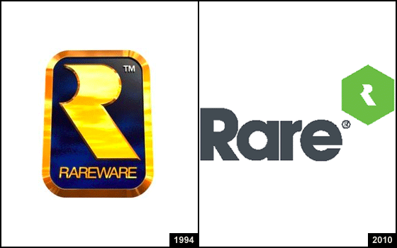 Google Rare Logo - 15 Retro Video Game Company Logos and their Modern-Day Counterparts ...