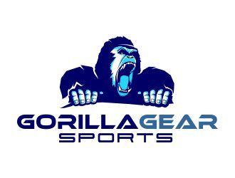 Ape Sports Logo - Gorilla Gear Sports logo design - 48HoursLogo.com