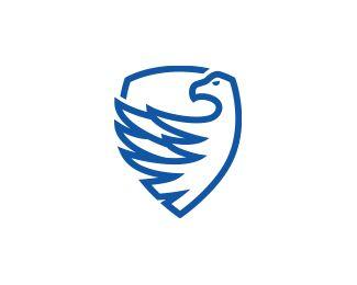 Blue Eagle Shield Logo - Eagle shield Designed