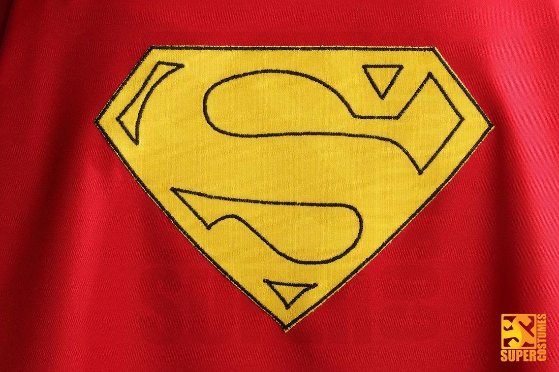 Yellow Superman Logo - Capes and Logos - Super.Costumes