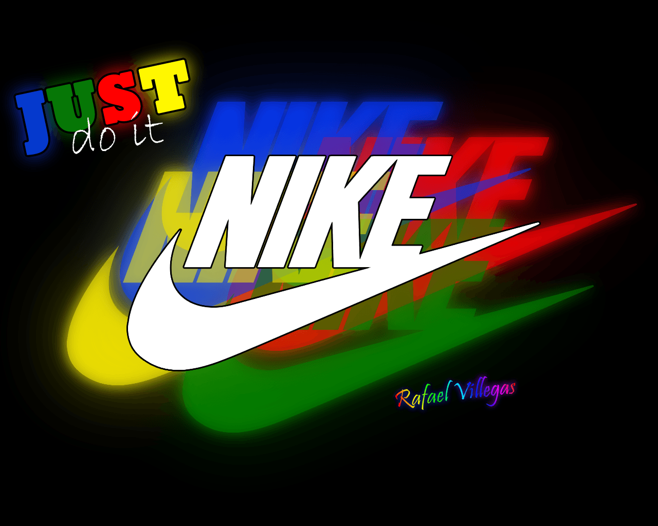 Awesome Nike Logo - Nike Neon Wallpapers - Wallpaper Cave