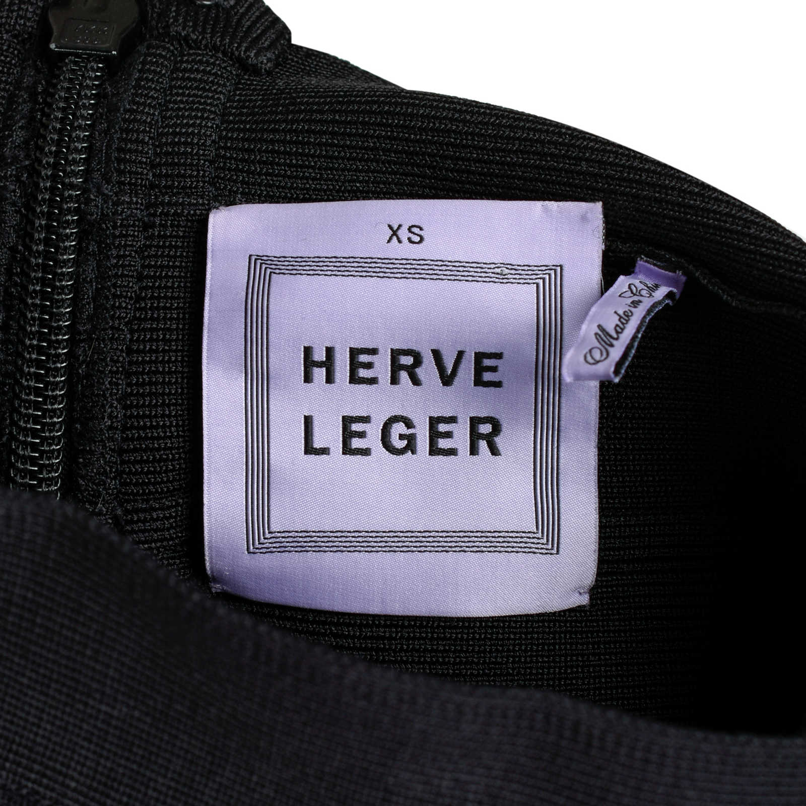 Herve Leger Logo - Authentic Pre Owned Hervé Leger Stretch Mini Skirt (PSS-074-00097 ...