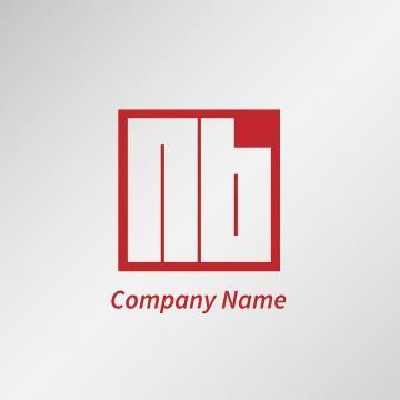 NB Logo - Initial Letter NB Logo Template Template for Free Download on Pngtree