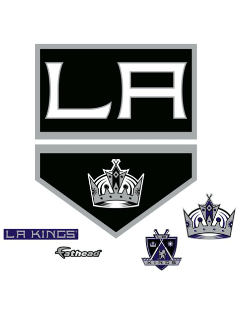 LA Kings Logo - LA Kings Shield Logo Big Fathead