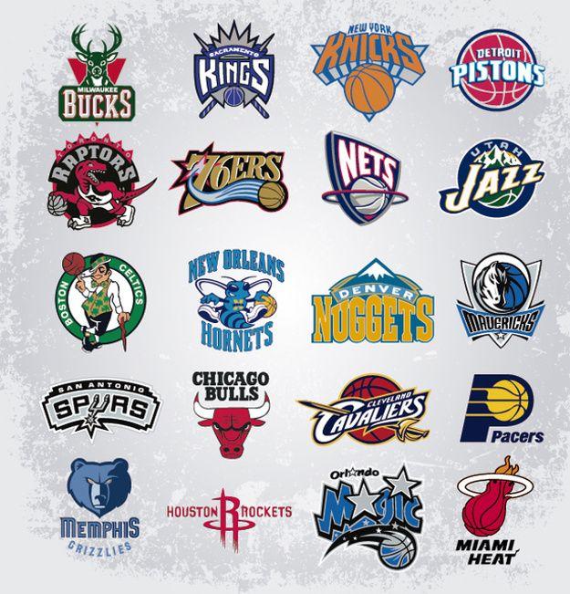 Basketball Team Logo - Nba team logos Vector | Free Download