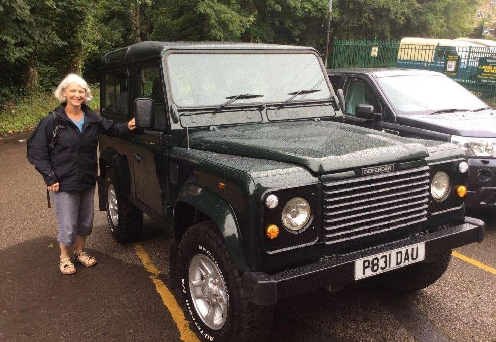 1997 Land Rover Logo - 1997 Land Rover Defender 90 - Collected by Denise - Land Rover Centre