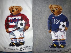 Polo Bear Logo - NWT New Polo Ralph Lauren USA BEAR LOGO SOCCER HOODIE Sweatshirt ...