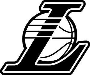 Lakers Logo - Los Angeles Lakers NBA Team Logo Decal Stickers Basketball | eBay