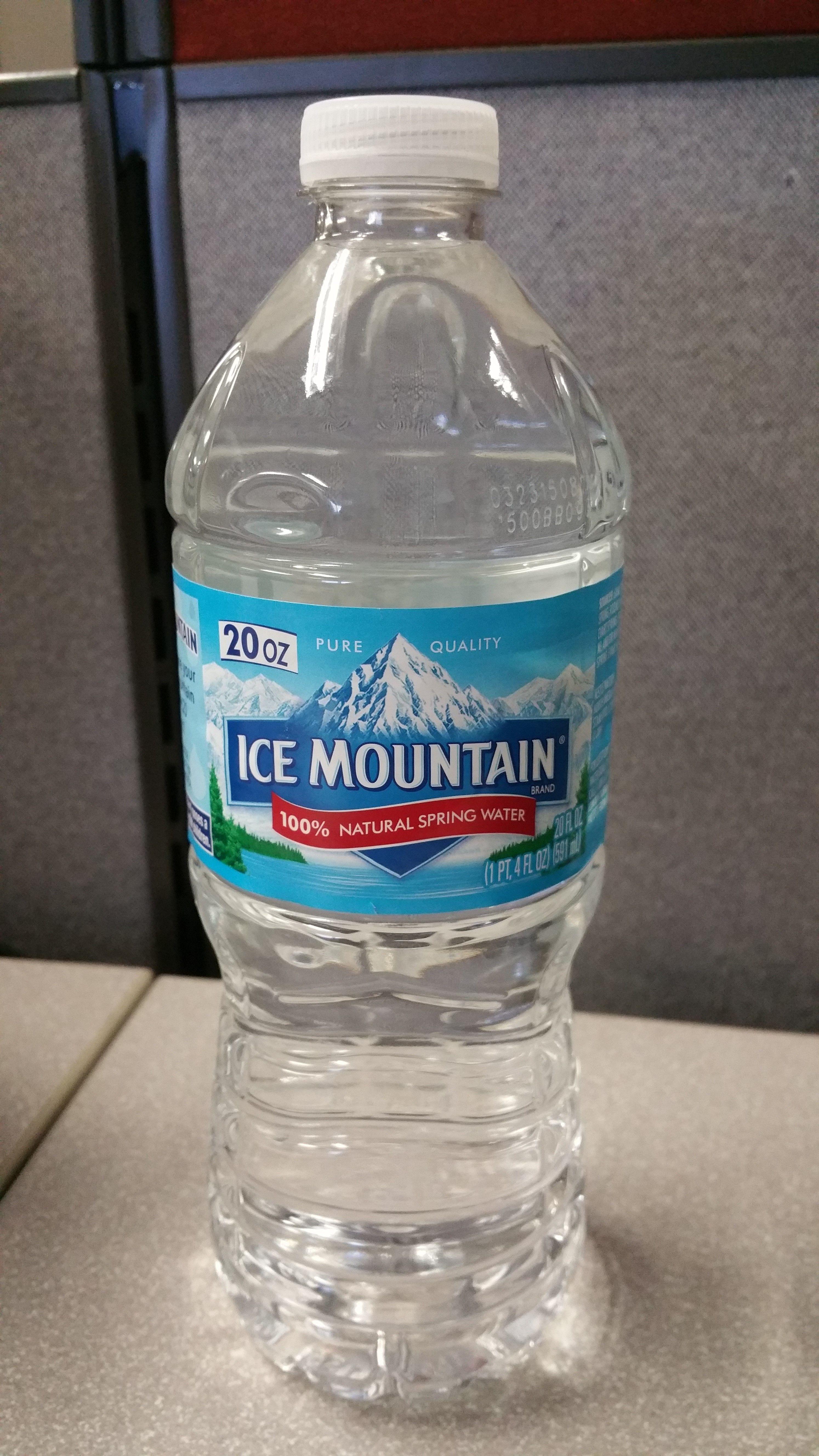 Water Bottle Ice Mountain Logo - Ice Mountain (water)