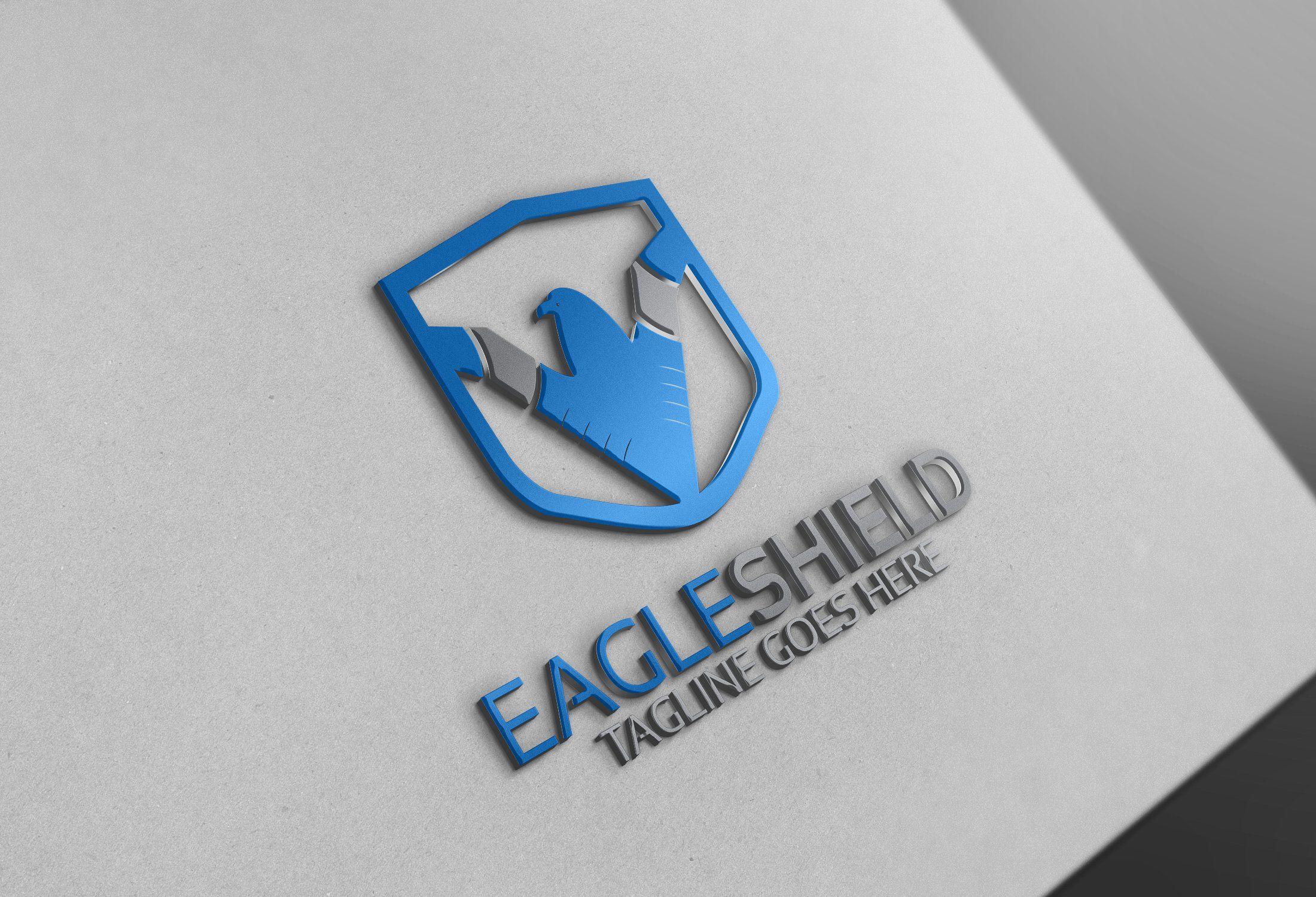 Blue Eagle Shield Logo - Eagle Shield Logo 10 % discount Logo Templates Creative Market
