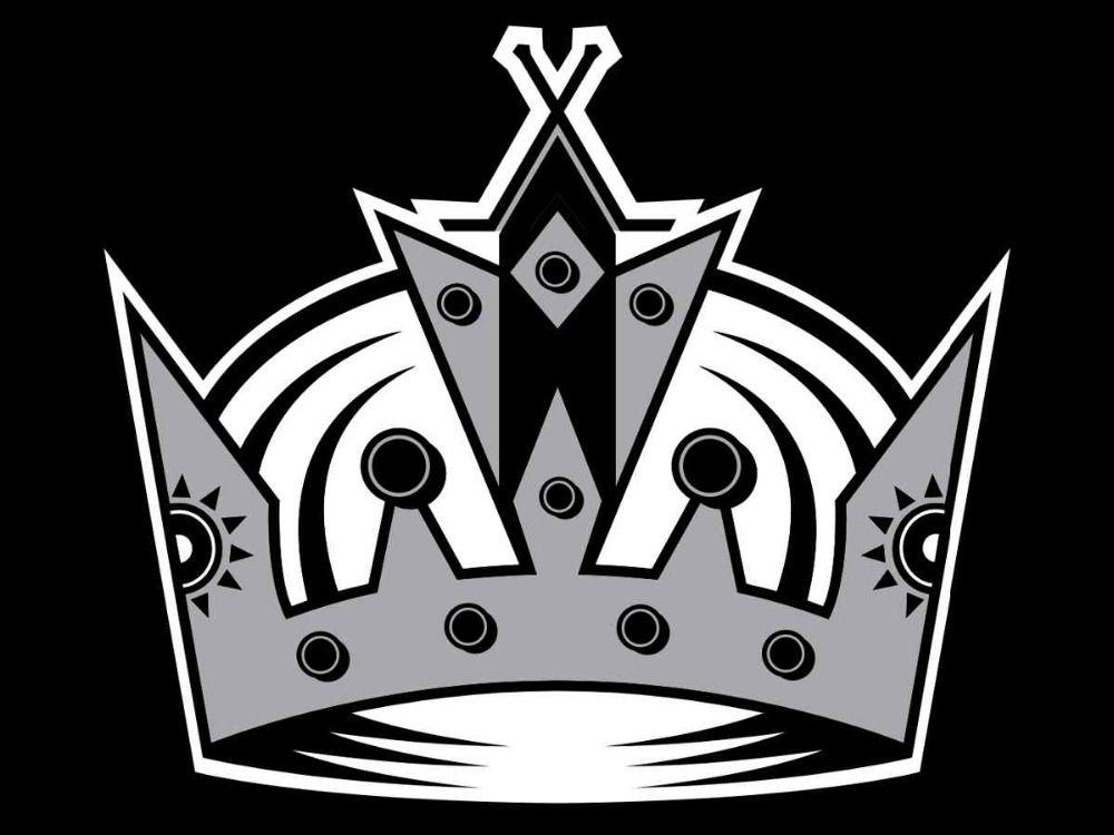 LA Kings Logo - 3x5ft Los Angeles Kings Flag one side printed black and grey ...