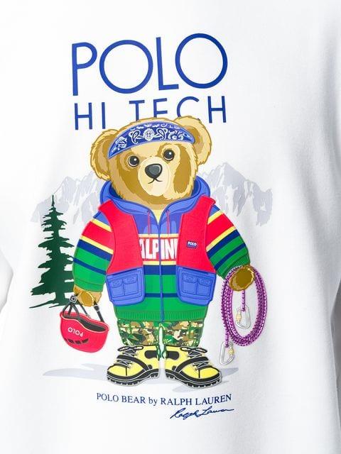 Polo Bear Logo - Polo Ralph Lauren Hi Tech Bear sweatshirt £160 - Shop Online - Fast ...