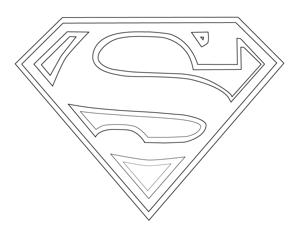 Large Printable Superman Logo Logodix