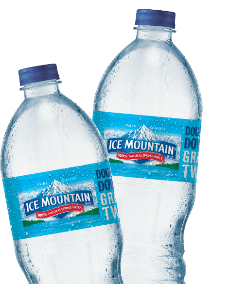 Water Bottle Ice Mountain Logo - Bottled Water. Ice Mountain® Brand 100% Natural Spring Water