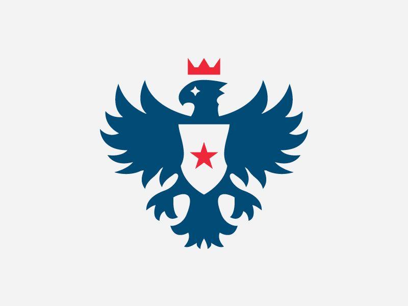 Blue Eagle Shield Logo - Eagle Shield Emblem by James Wilson Saputra | Dribbble | Dribbble