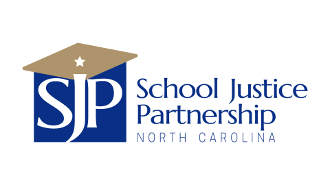 SJP Logo - School Justice Partnership. North Carolina Judicial Branch