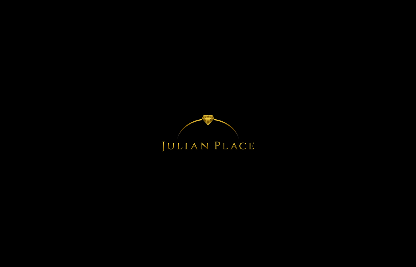 Gold Black and White Construction Logo - Serious, Professional, Construction Logo Design for Julian Place