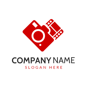 Red Film Logo - Free Photography Logo Designs | DesignEvo Logo Maker