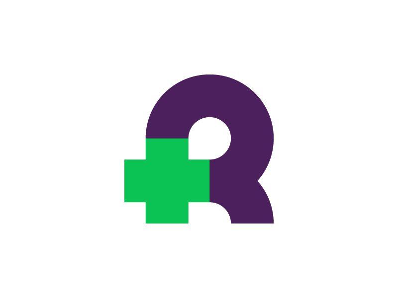 Purple Medical Logo - R medical logo by Vadim Carazan | Dribbble | Dribbble