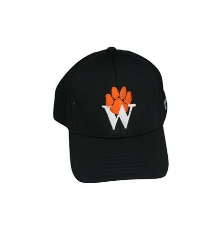 Black Paw Logo - Ball Cap in Black with W Paw Logo