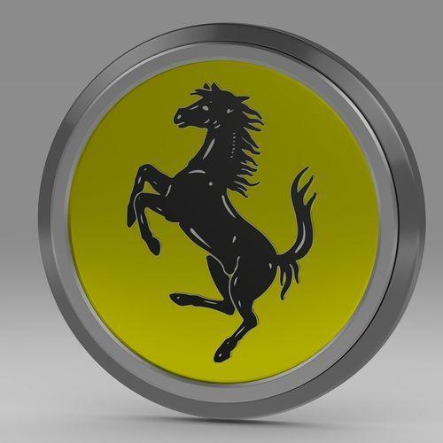 Stallion Car Logo - 3D horse car logo