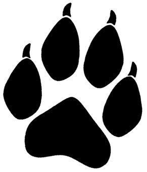 Black Paw Logo - wolf paw logo - Google Search | Clip Art | Wolf paw, Wolf paw print ...