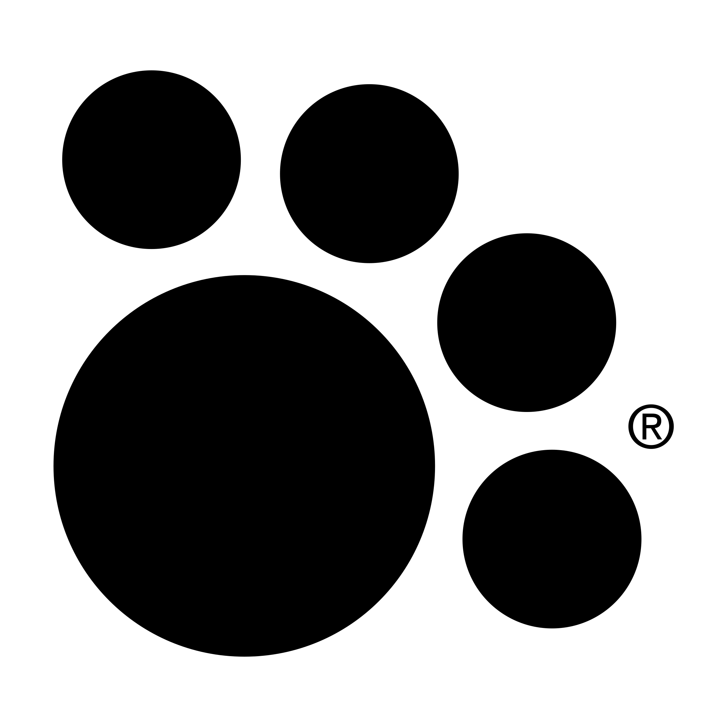 Black Paw Logo - IAMS Logo PNG Transparent & SVG Vector - Freebie Supply