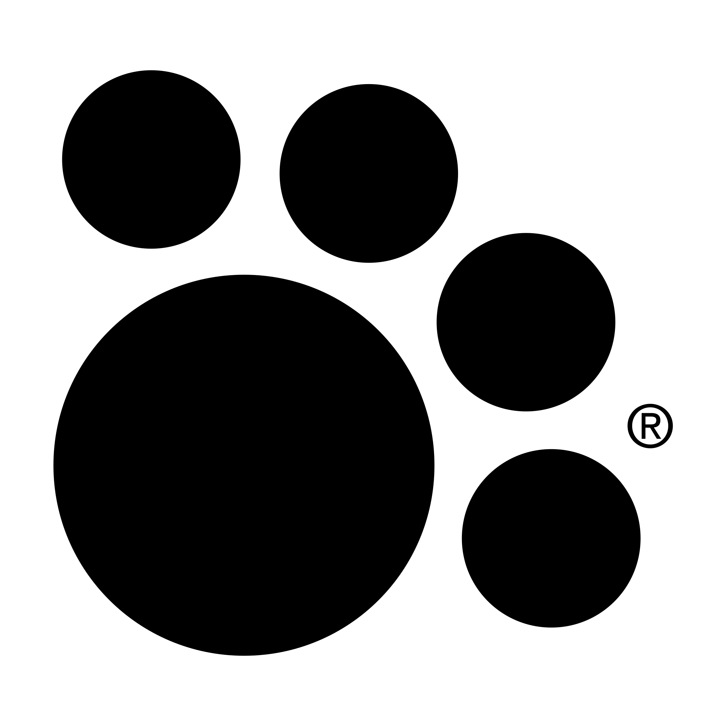 Black Paw Logo LogoDix