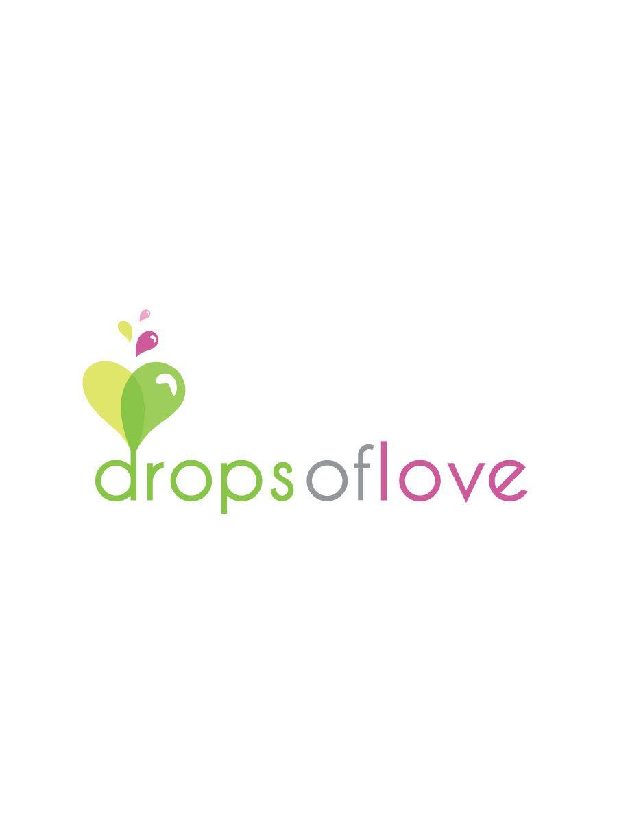 Purple and Green R Logo - Personable, Elegant, Health Logo Design for DropsOfLove