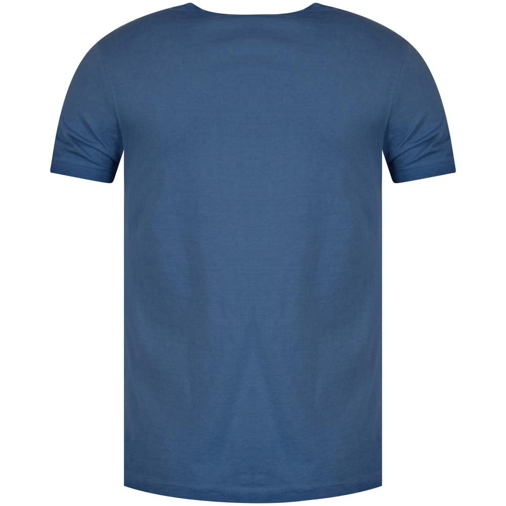 Blue Square Company Logo - C.P. COMPANY C.P. Company Dazzling Blue Square Logo T Shirt