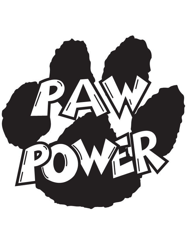 Black Paw Logo - Black Paw Power Temporary Tattoo - Ships in 24 Hours!
