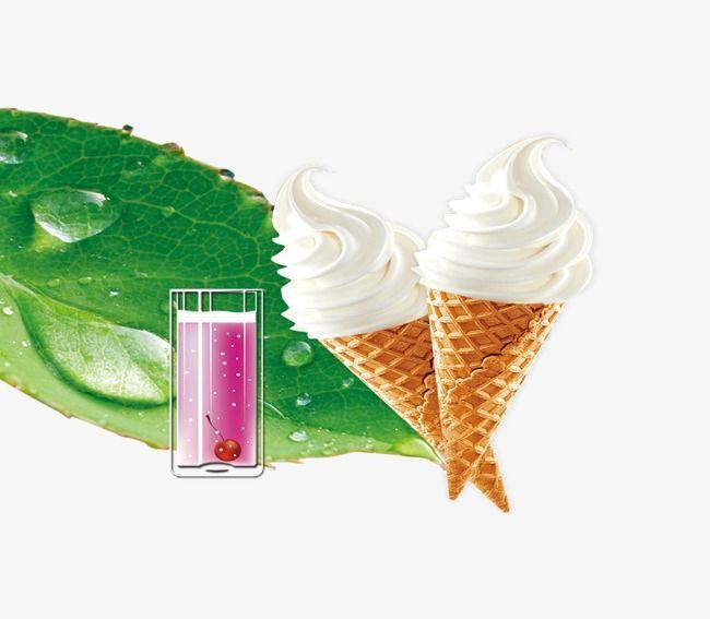 Ice Cream Green Leaf Logo - Green Leaves Ice Cream Drinks, Green Leaves, Drink, Fruit Juice PNG ...