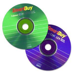 Purple and Green R Logo - Smart Buy CD-R 32X Green/Red/Orange/Purple/Blue 2@ 80 Min. 10 Pcs ...