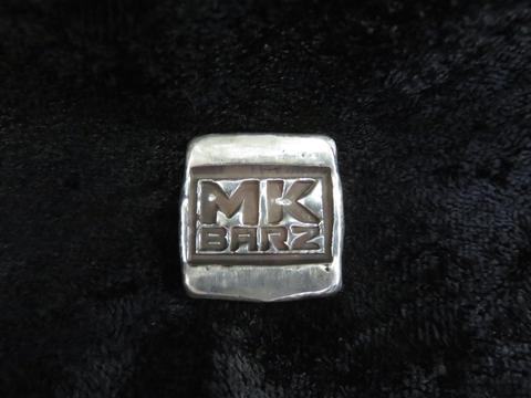 Silver Square Logo - Troy Oz. MK Logo Stamped .999 Fine Silver Square