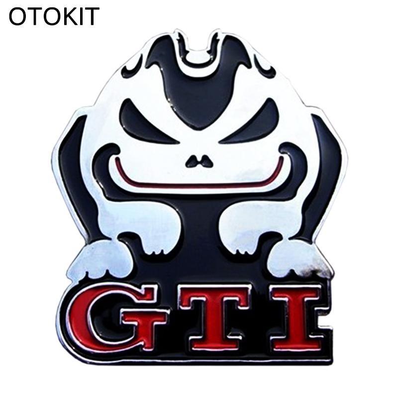 GTI Logo - 2019 Cool Car Decoration Emblem Badge GTI Logo Metal 3D Car Sticker ...