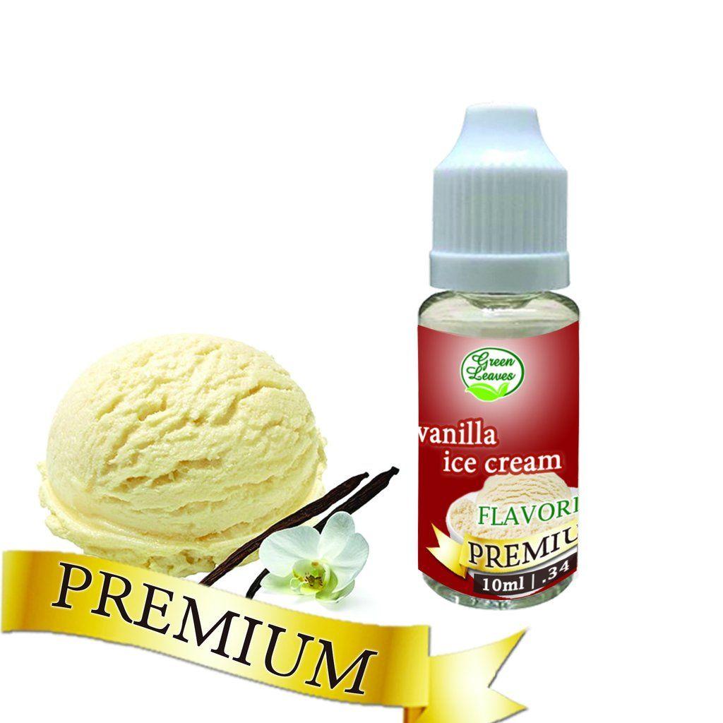 Ice Cream Green Leaf Logo - Premium Green Leaves Vanilla Ice Cream Flavor – JNRM Corporation